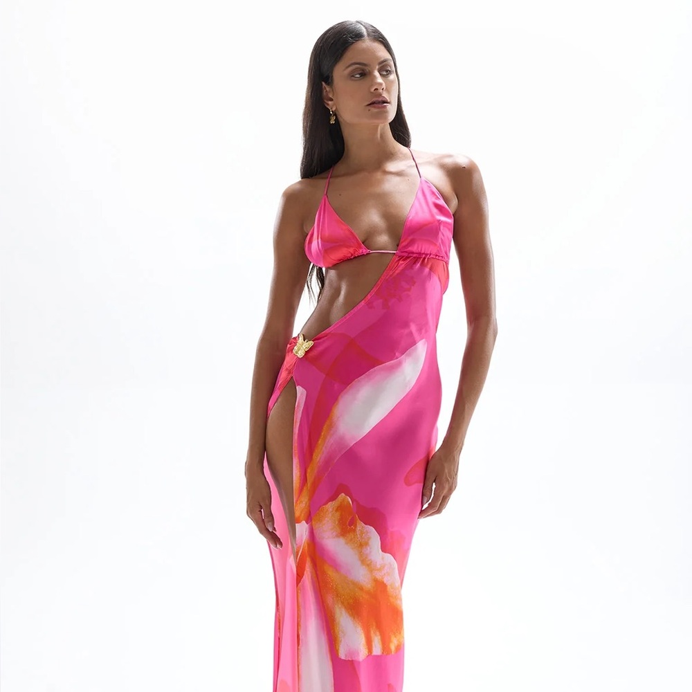 Cin Cin Villa Butterfly Maxi Dress